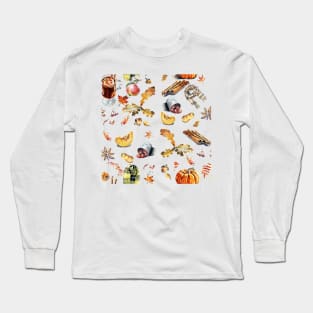 Autumn mood set Long Sleeve T-Shirt